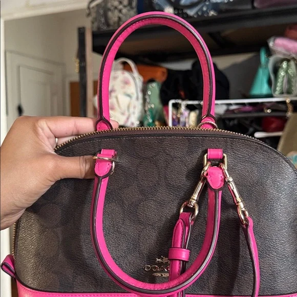 Coach Mini Sierra Satchel in signature canvas - Picture 16 of 16